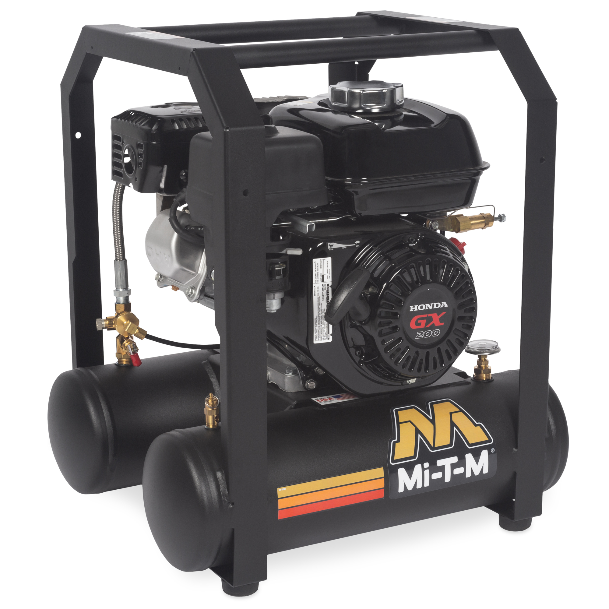 Mi-T-M 5-Gallon Single Stage Gasoline Air Compressor, AM1-HH04-05M